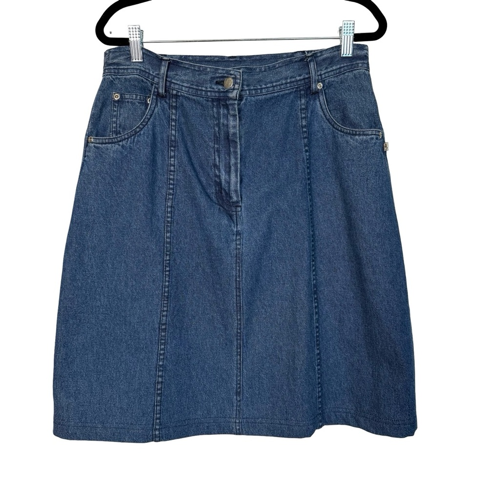 Glee Denim Skirt Women’s 10P Retro Vintage Western Timeless Blue 100% Cotton